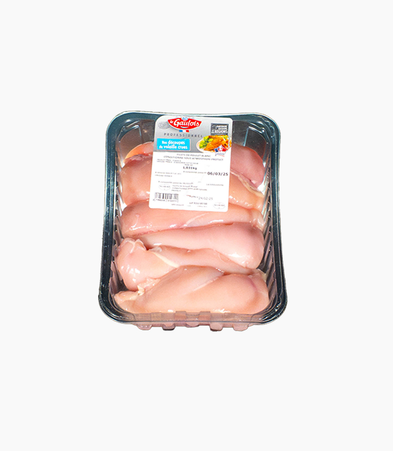 Barquette de filets de poulet Le Gaulois – Origine France