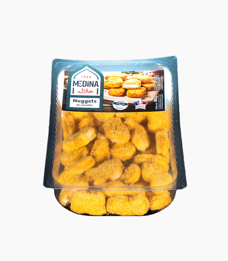 Barquette de nuggets de poulet halal