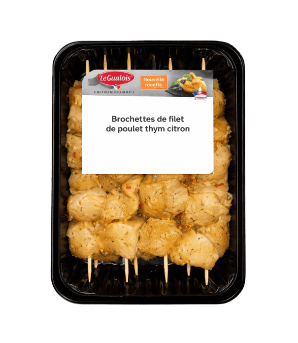 brochette de filet de poulet thym citron