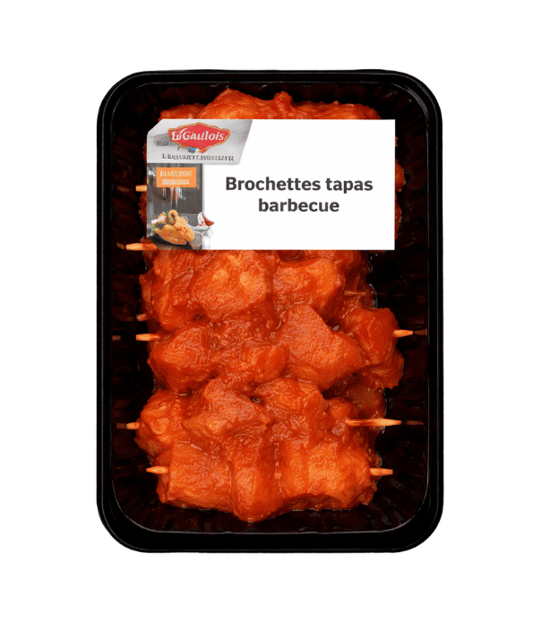 brochette tapas de filet de poulet barbecue