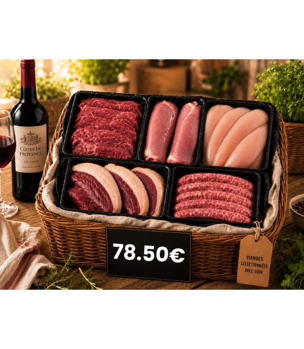 Pack découverte + vin rouge offert